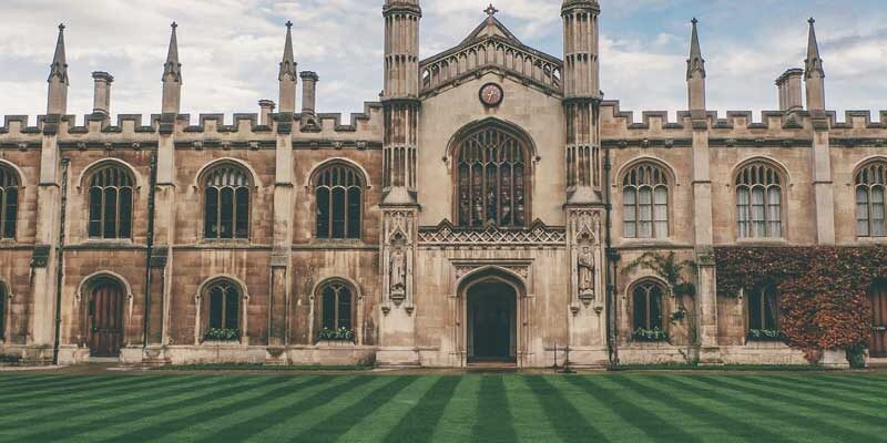 Old style university building, castle-like